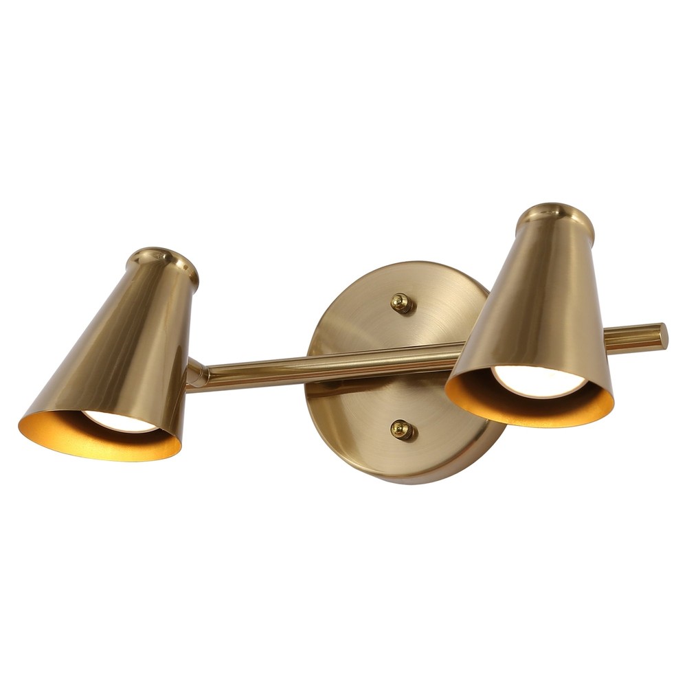 Conakry 14" Wide Gold Vanity Light A04460