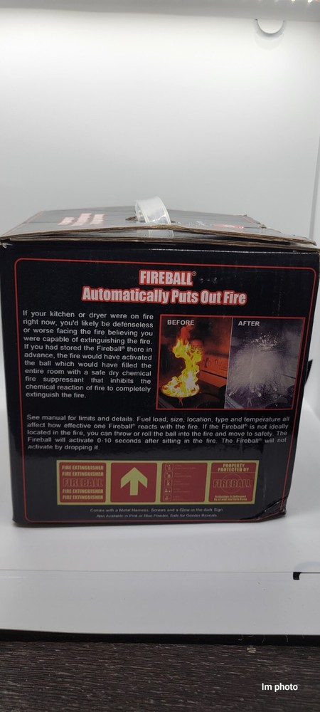 AFG Fire Extinguisher Ball Auto Fire Dry Powder With Support Tool