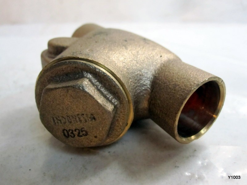 3/4" S-453 No Lead Bronze Y-Pattern Check Valve