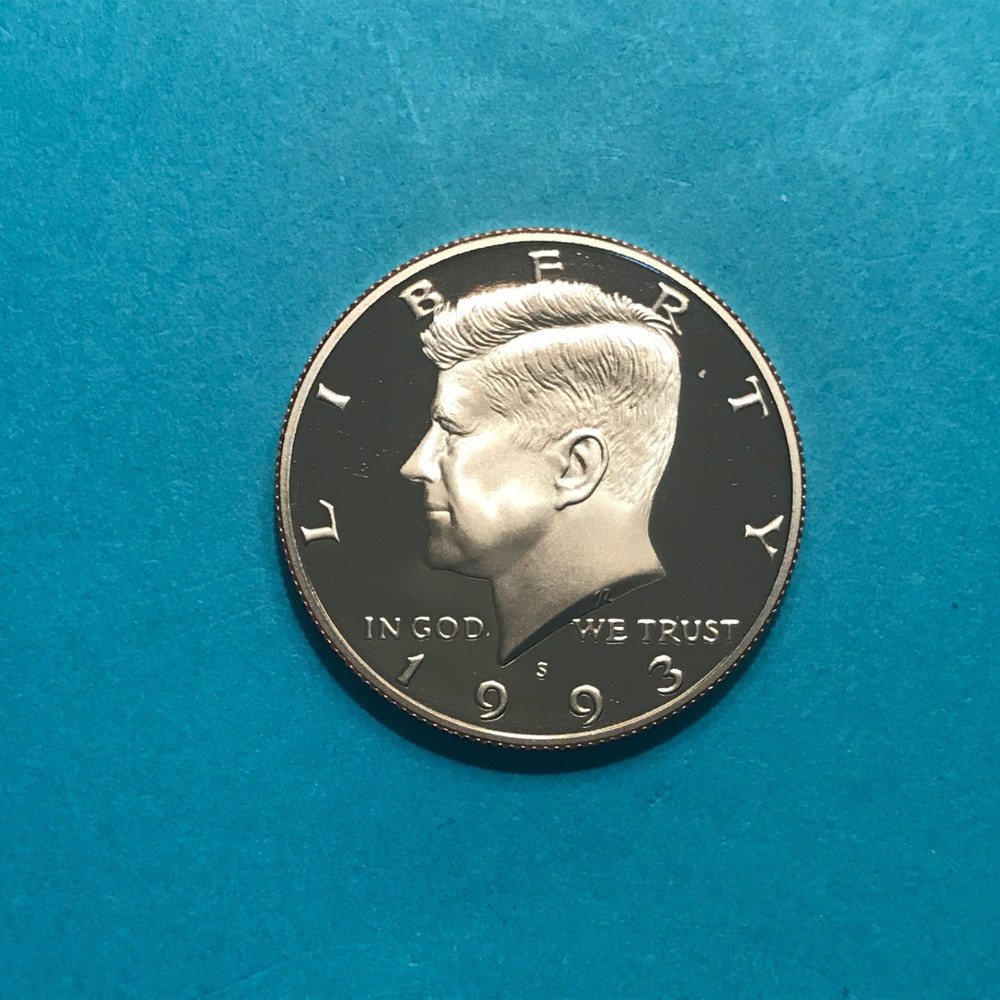 1993 S Kennedy Proof  Clad Half Dollar   FREE SHIP