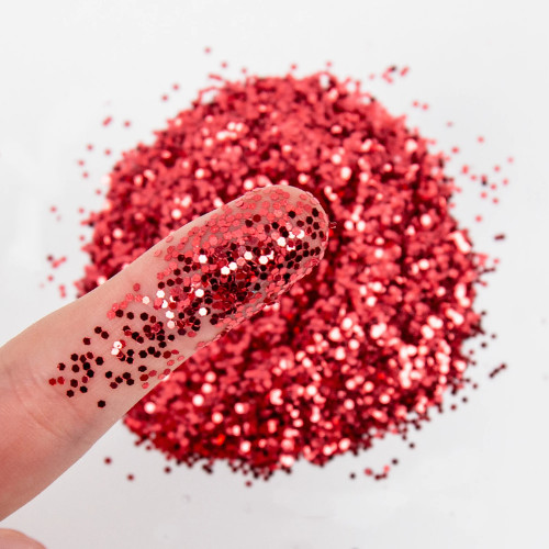 Hello Hobby Red Glitter Shaker, 4 oz.