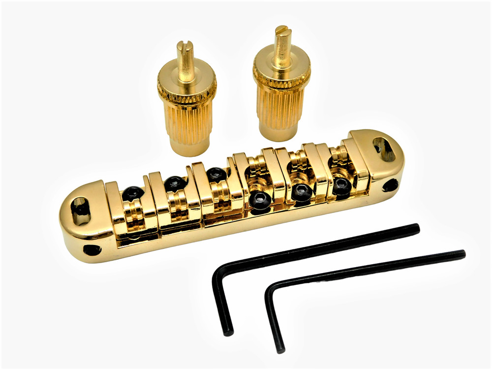 Wilkinson LOCKING ROLLER Bridge for Les Paul® Epiphone® Guitar - GOLD