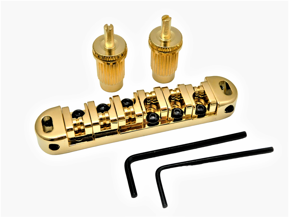 Wilkinson LOCKING ROLLER Bridge for Les Paul® Epiphone® Guitar - GOLD