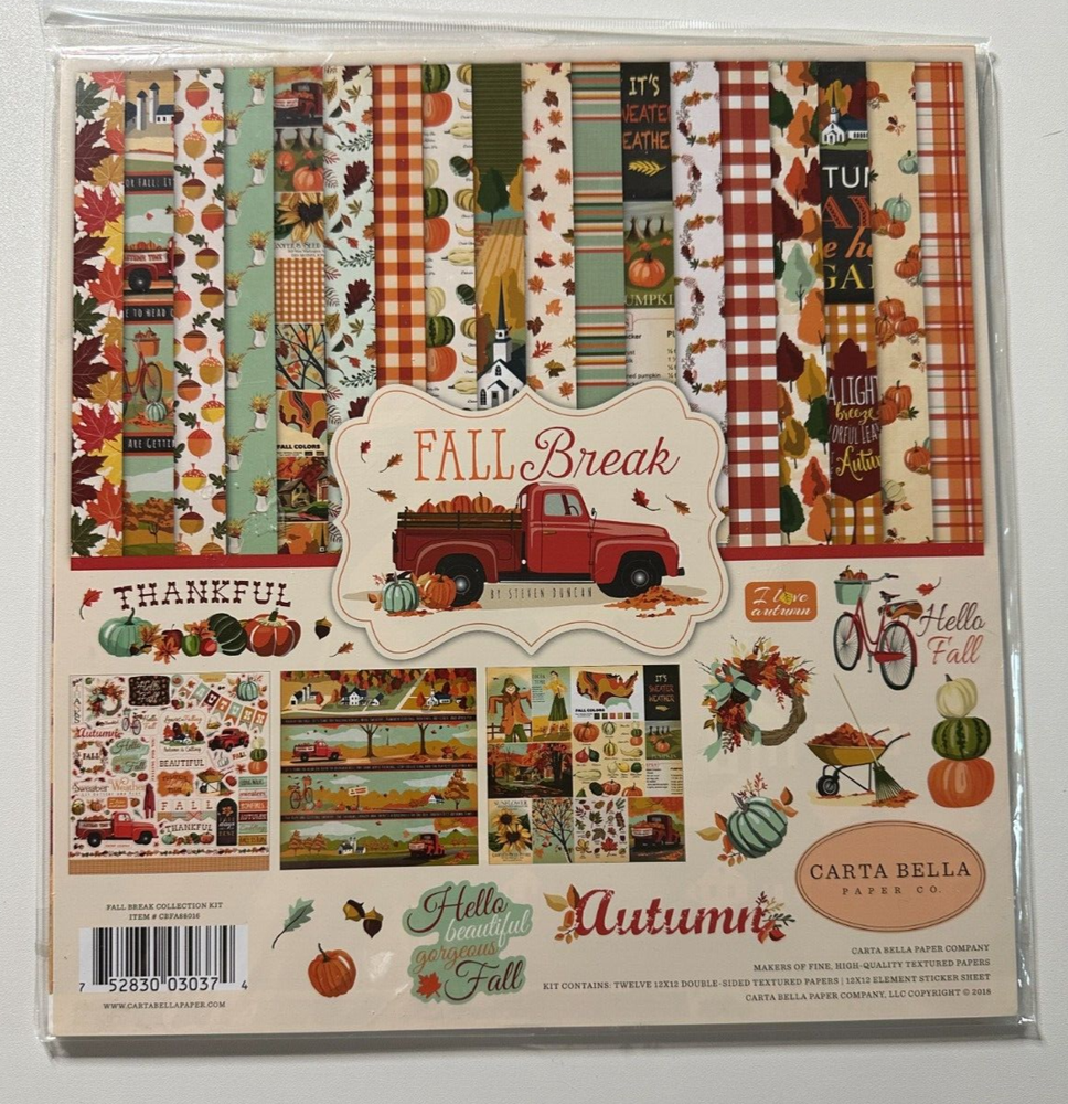 Carta Bella 12 x 12 Paper Pack-Multiple Variations Available-You Choose