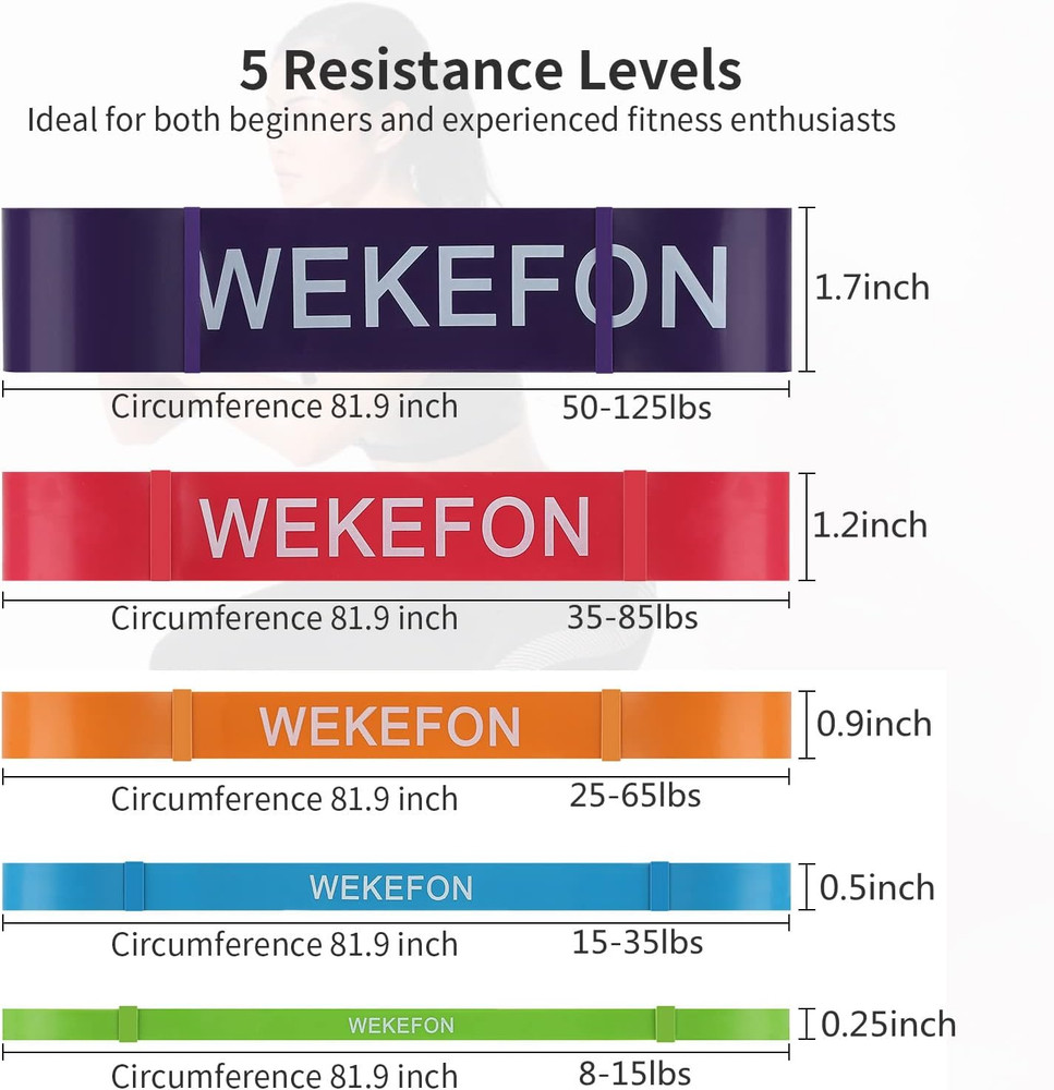 Resistance Bands Set, Pull up Assist Bands - Stretch Resistance Band - Mobility