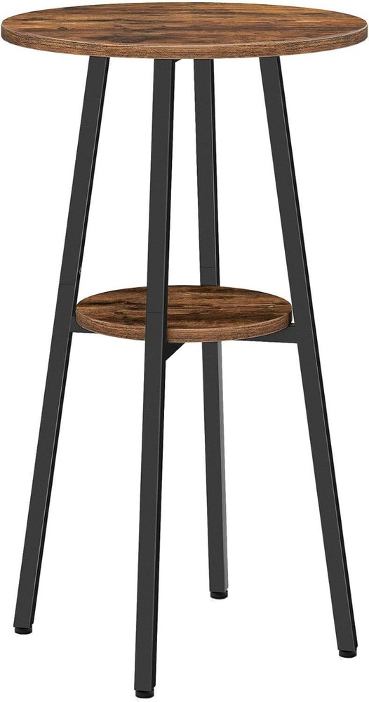 HOOBRO Bar Table Round Pub Table Bistro Table High Top Table Cocktail Table