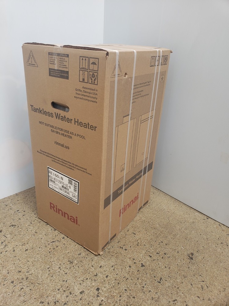 Rinnai RE160iN Internal Tankless Water Heater 160k Btu 6.6-gpm max NATRUAL GAS