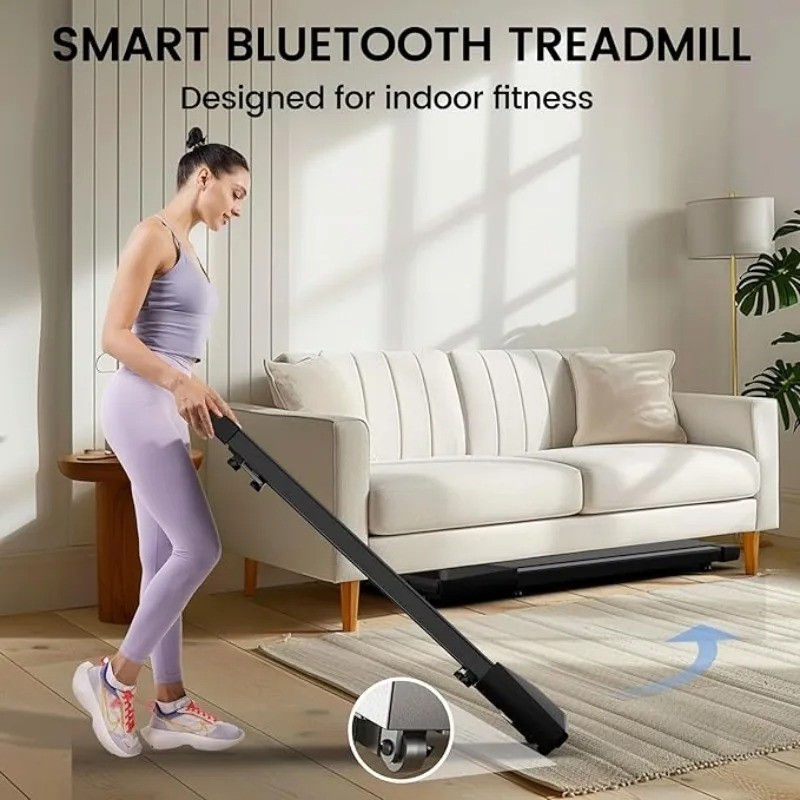 Superun 2in1 2.5HP Walking Treadmill Foldable App Remote Home Office