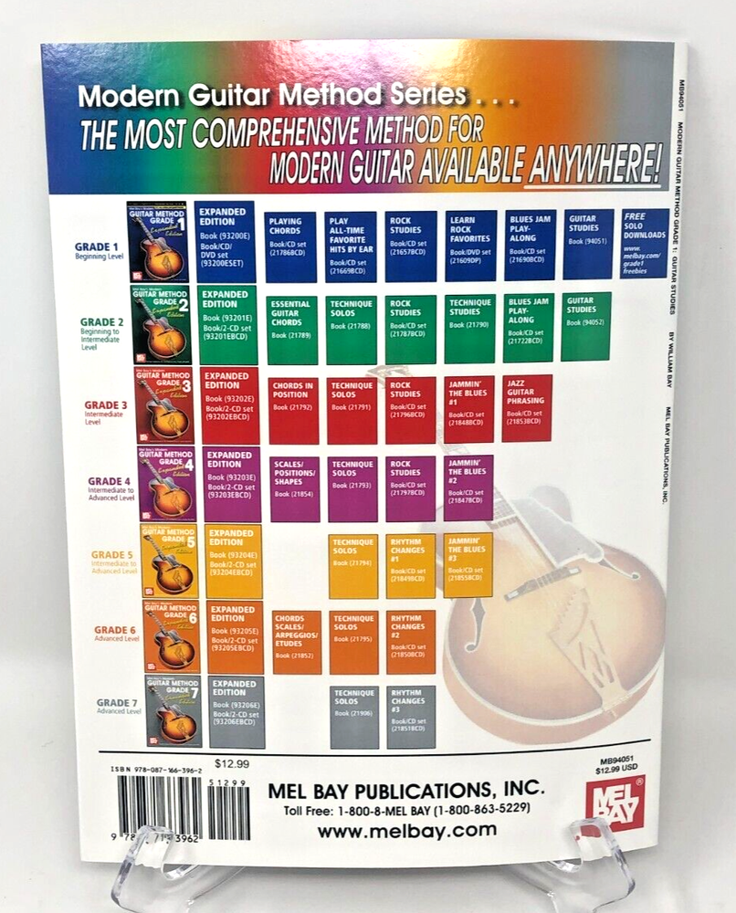 Mel Bay's Modern Guitar Method Book Grade 1