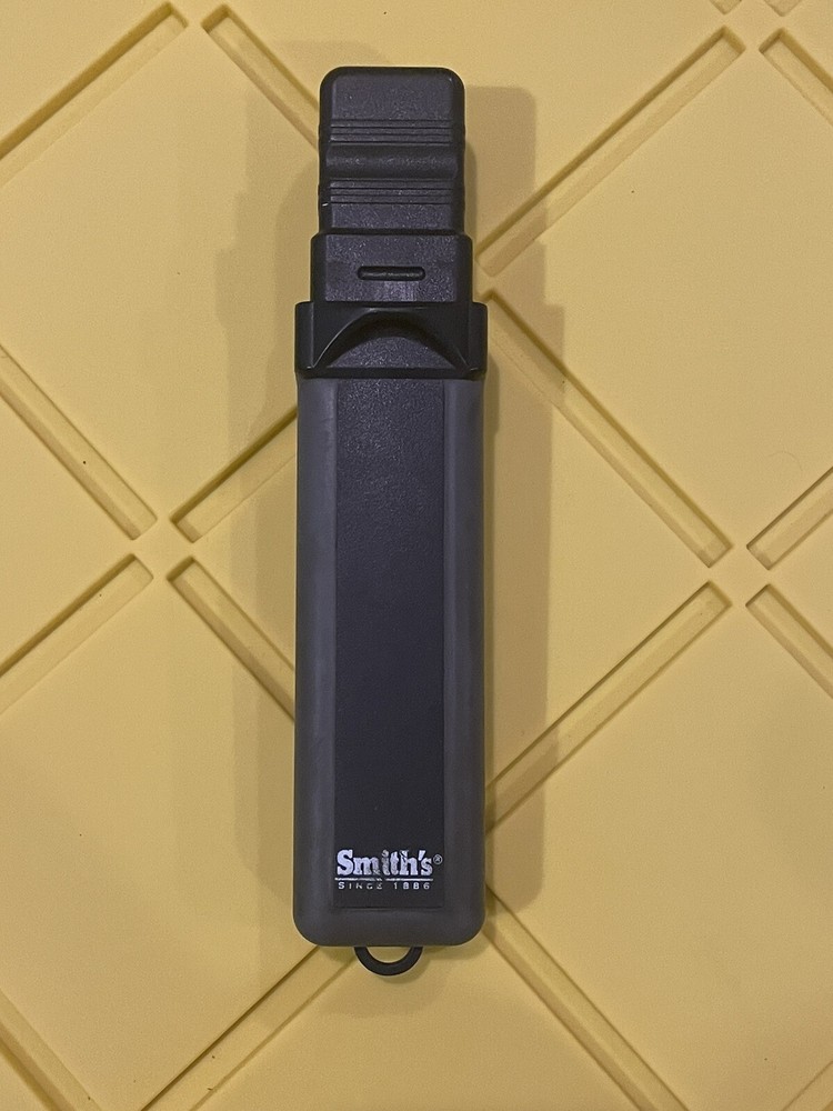 Smith's Knife Sharpening Stone Fine & Coarse w/Case