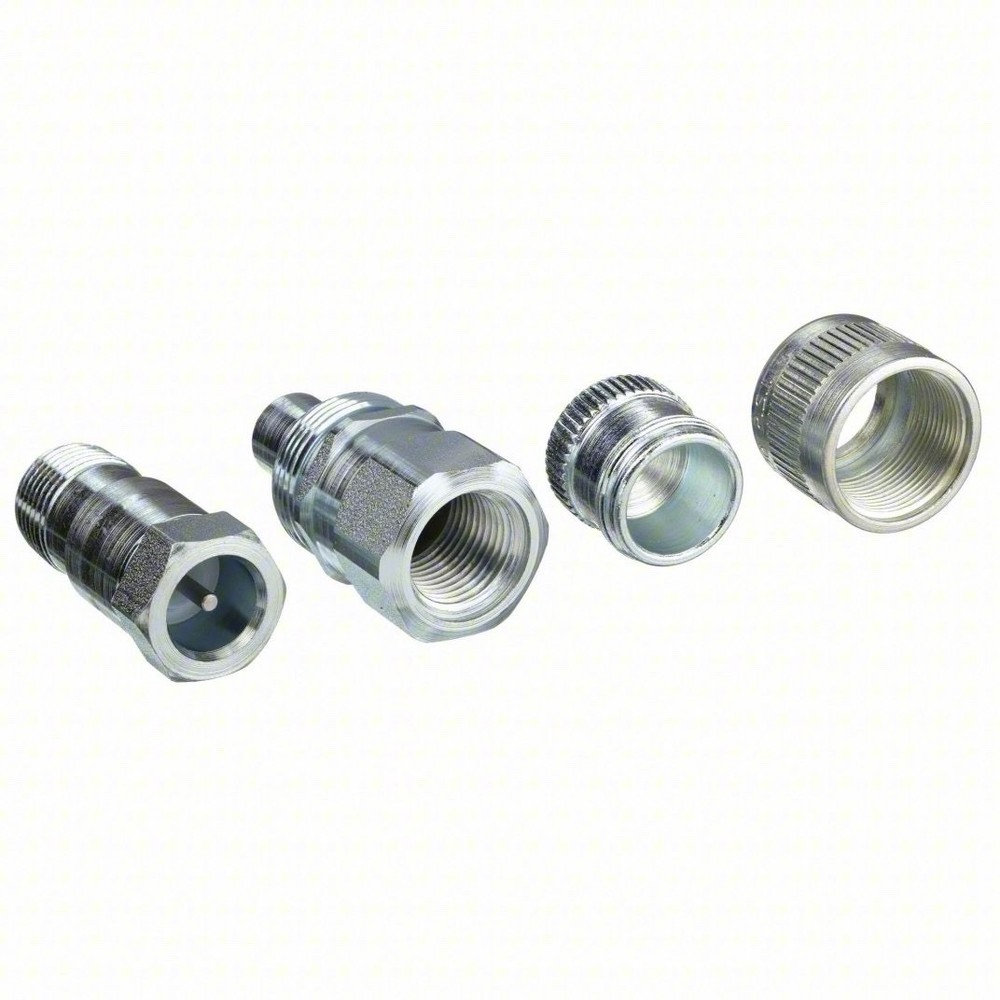A604, Regular Hydraulic 3/8” Spee-D-Coupler, Complete Set