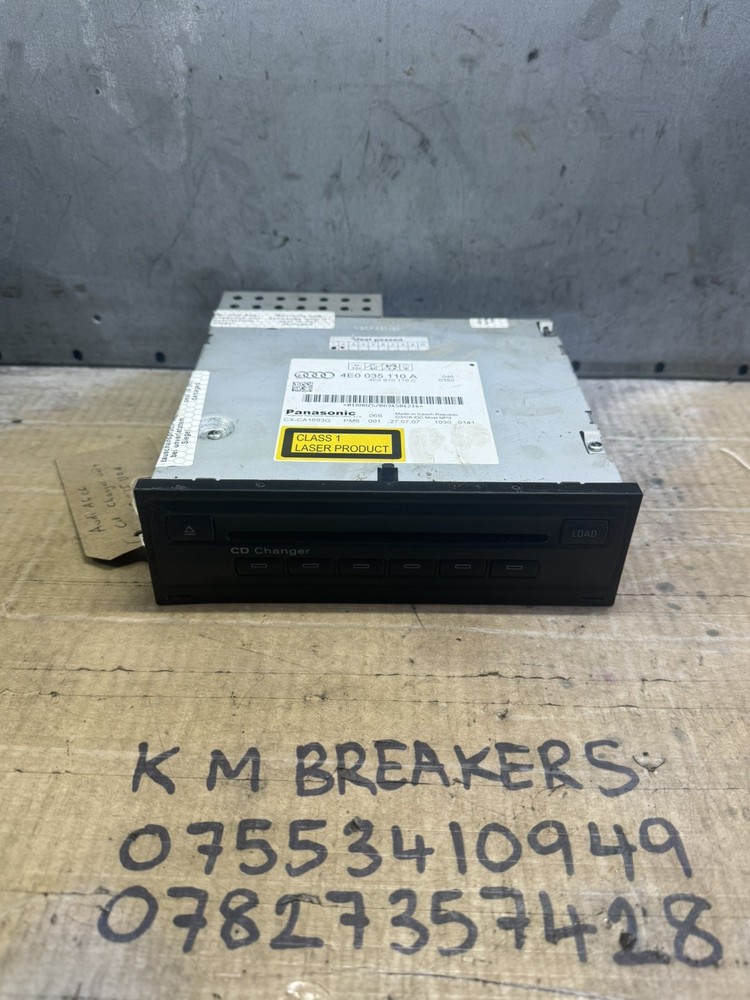 CD Changer Player Unit Audi A6 4E0910110E / 4E0035110A