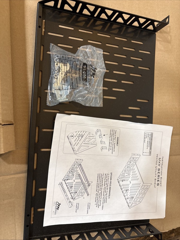 Middle Atlantic 1SP Vented Utility Shelf