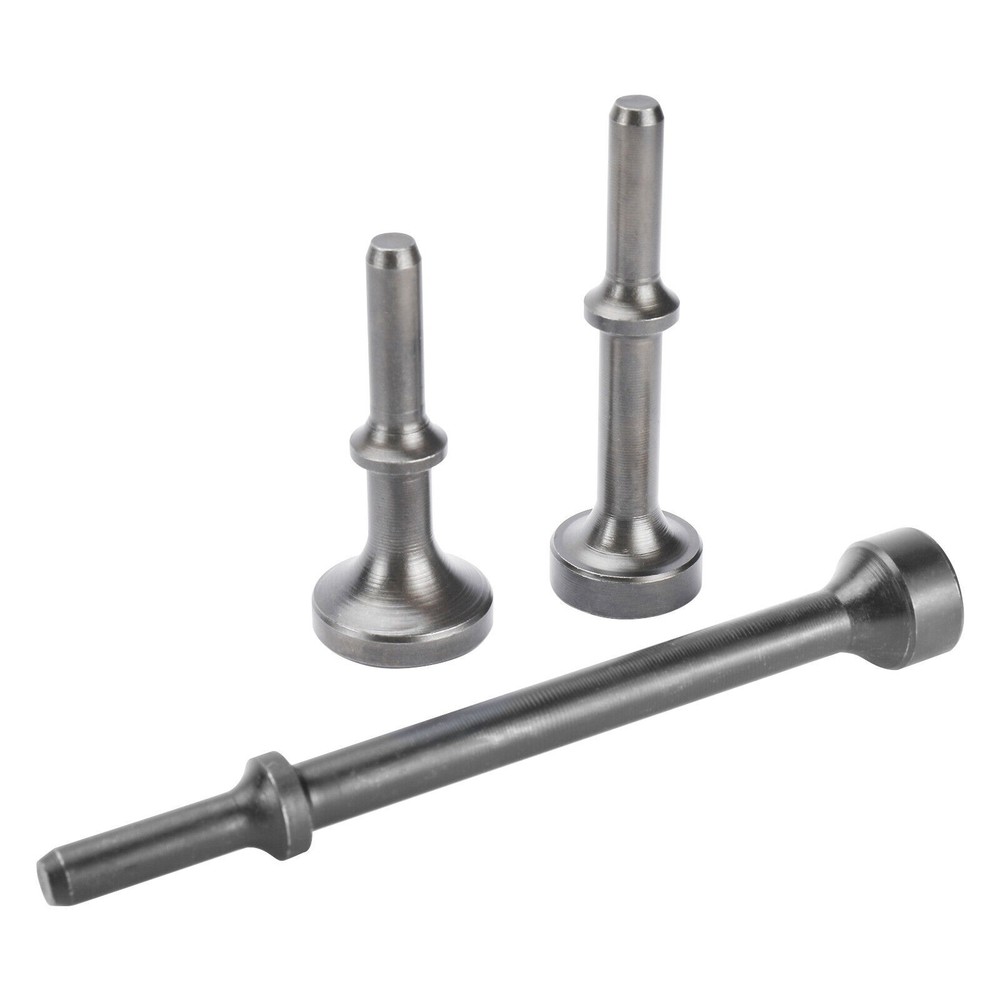 4Pcs Smoothing Air Hammer Bits Pneumatic Chisel Bits Tools Kit with Spring