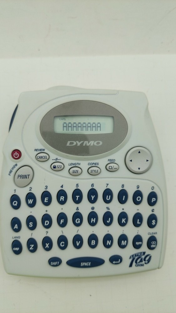 Dymo Letra Tag QX50 Electronic Label Maker Handheld