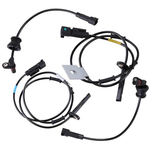 ABS Wheel Speed Sensor 4Pcs Front Rear Right & Left Fit 2010-2017 for Chevy