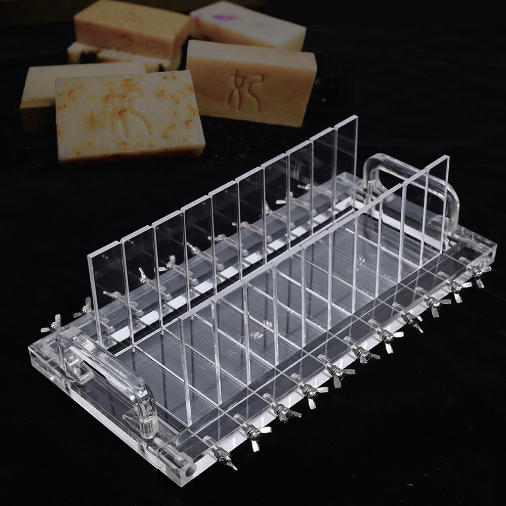 Handmade Soap Cutter Cutting Machine Acrylic Transparent Stringed Cutter Mold US