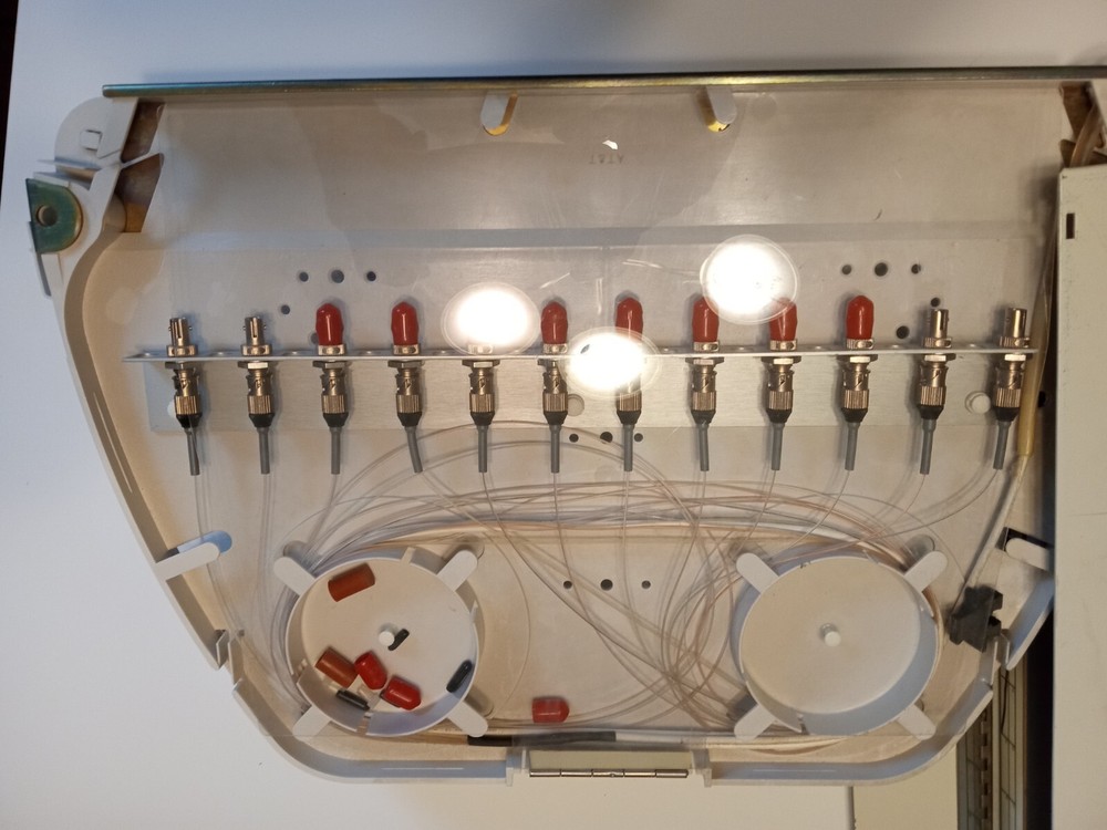 AT&T fiber optic lightguide termination/distribution shelf enclosure box