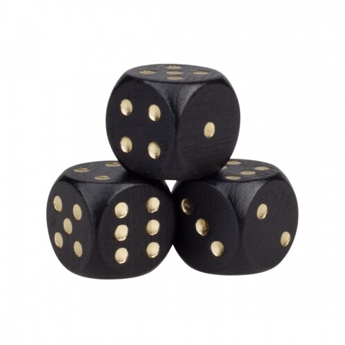 Dice - 30mm - Black