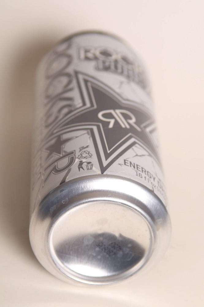 Rockstar Pure Zero Energy Can - 16oz Empty 2013