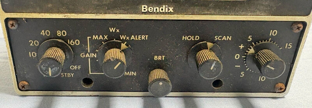Bendix 4000764-3201 Radar Indicator IN-132A