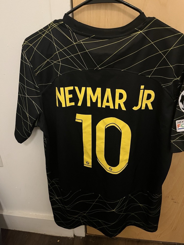 Neymar PSG Goat Jersey Black