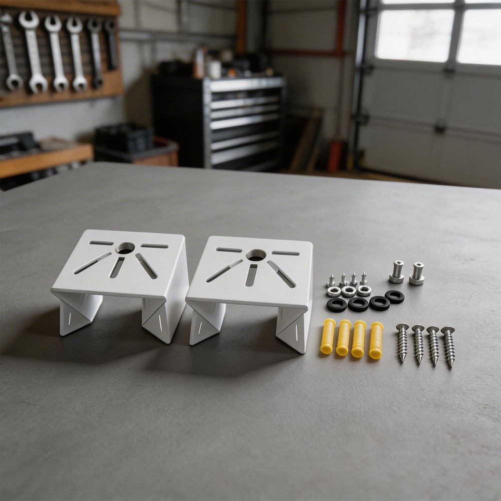 Surveillance Camera Corner Bracket - Wall Mounted for CCTV Installations