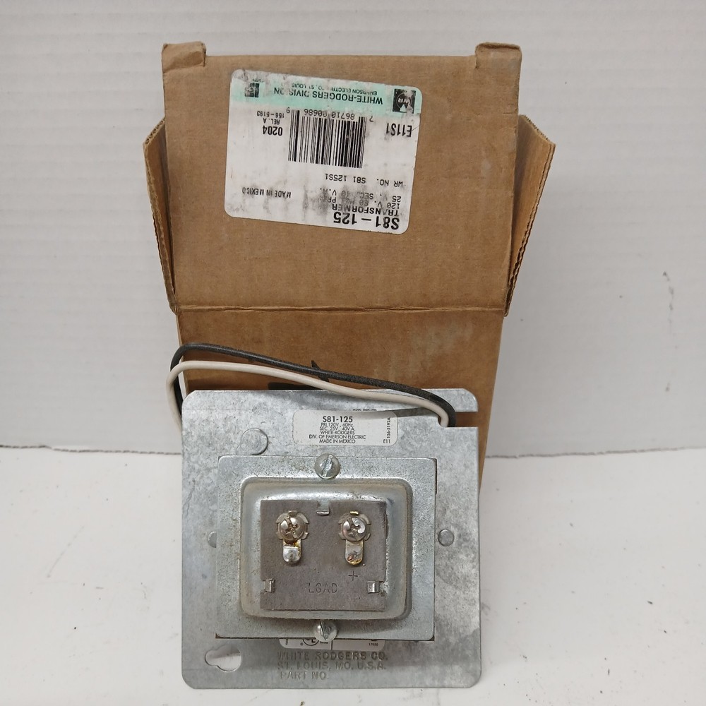 WHITE RODGERS S81-125 TRANSFORMER