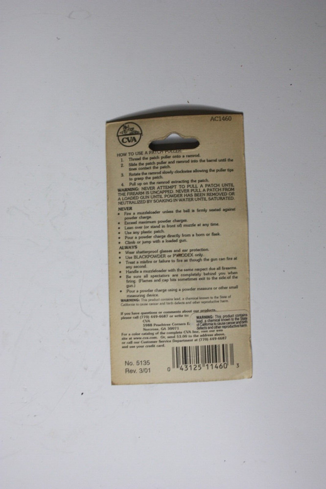 CVA Patch Puller AC1460