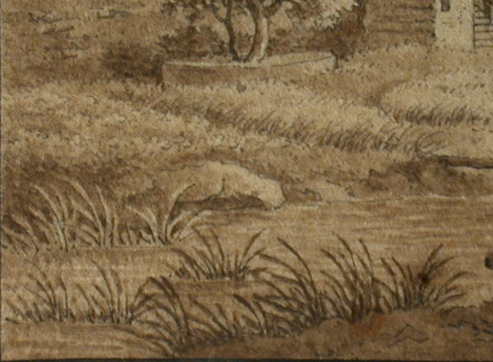 Village landscape Anonymous around 1780-1800