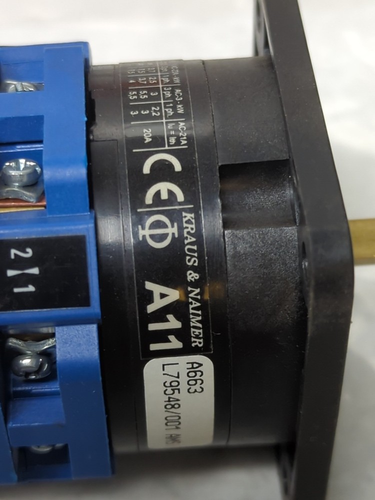 KRAUSE & NAIMER,A11,ROTARY SWITCH PRE-OWNED