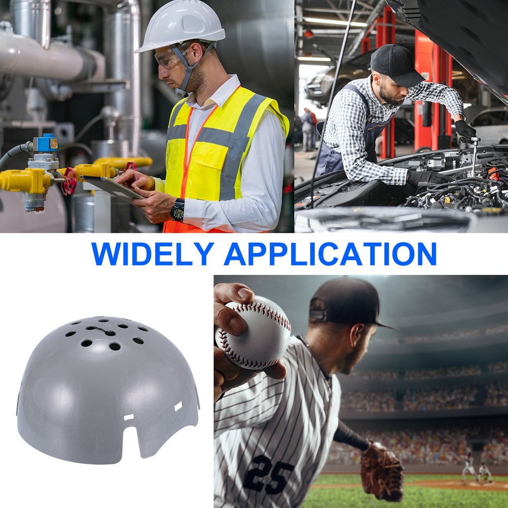 2Pcs Bump Cap Insert ABS Baseball Hard Hat for Head Protection Plus Grey
