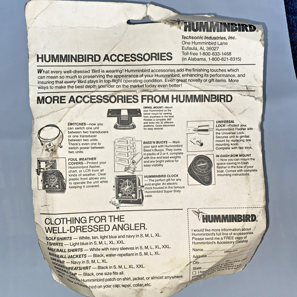 Humminbird TS-1 TS1-2 Transducer Switch NOS