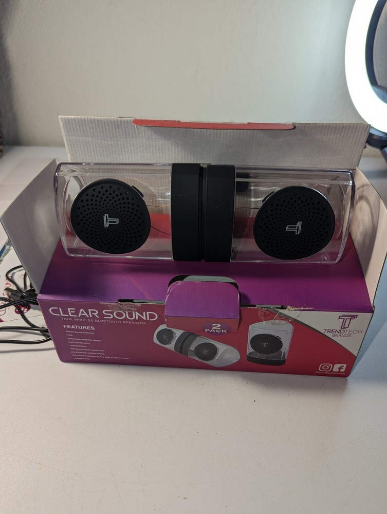 Clear Sounds Acrylic Bluetooth Speaker
