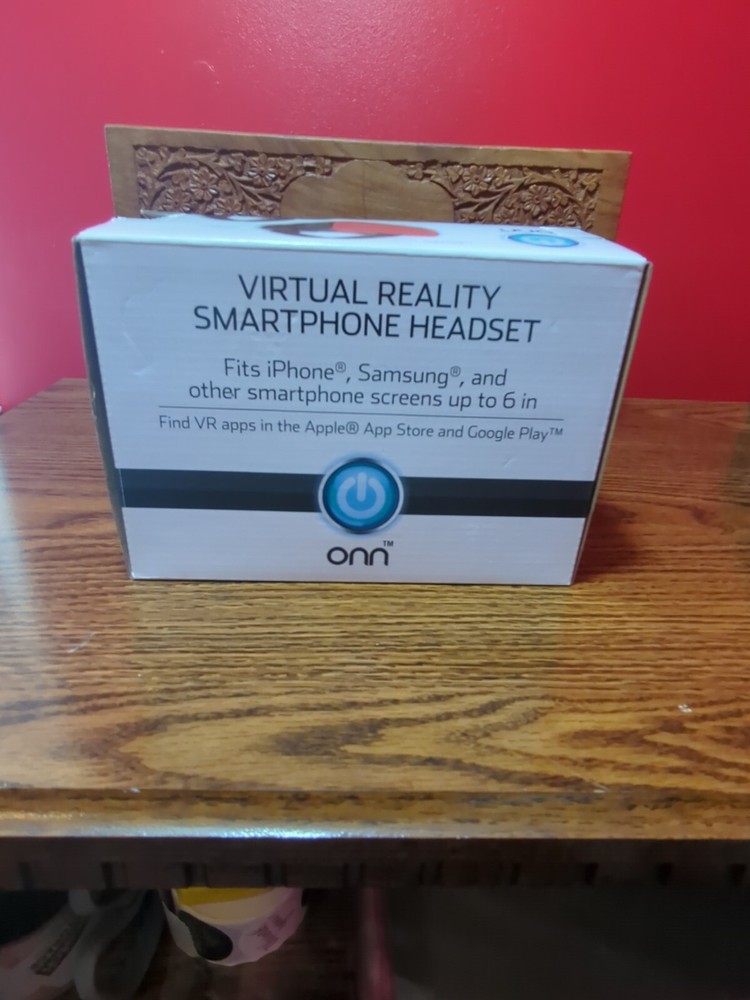 ONN Virtual Reality SmartPhone Headset - Red