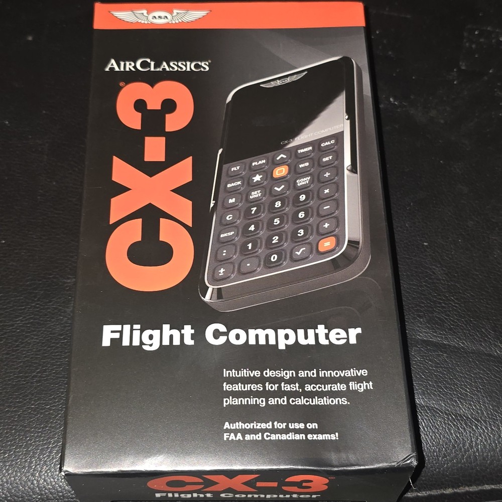 CX-3 Flight Computer – Advanced Electronic E6B for Accurate Flight Planning a...