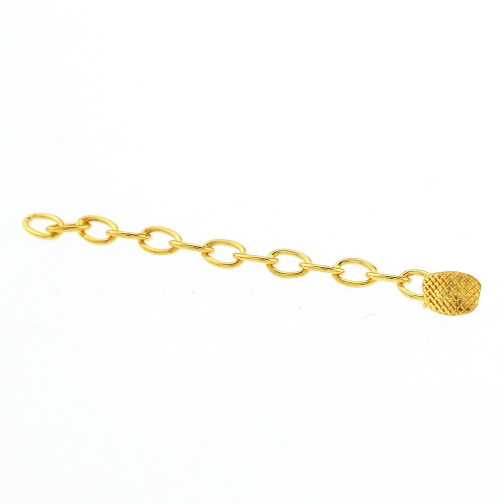 10 Pcs Dental Orthodontic Traction Chain Gold Plated Lingual Button Rectangular