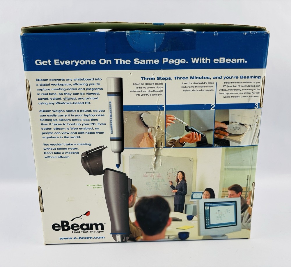 1999 eBeam Electronics Imaging Whiteboard Digital WorkSpace Kit