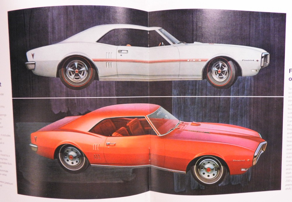 1968 Pontiac Firebird Car Auto Brochure
