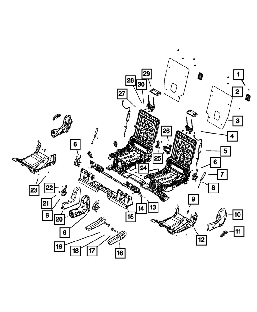 Genuine Mopar Bracket Left 68163659AA