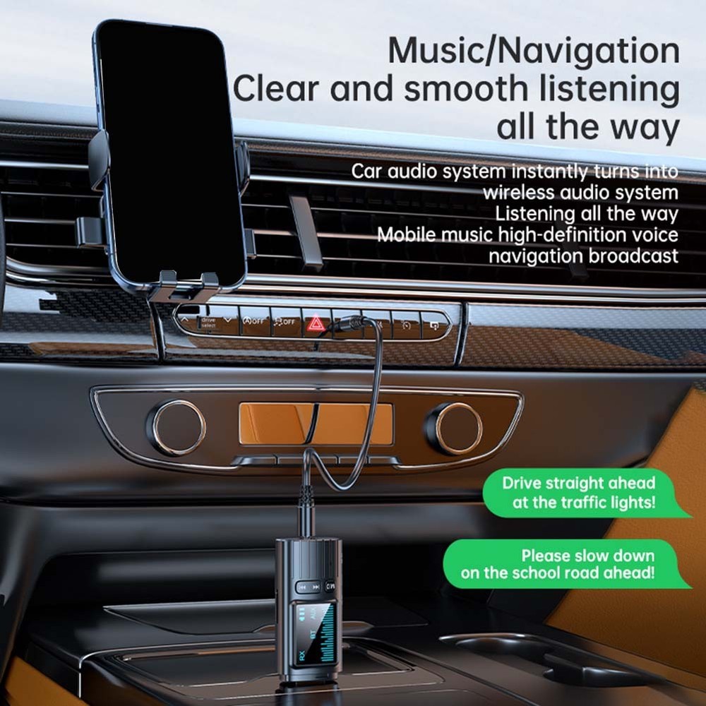 GT72 Bluetooth 5.4 Adapter - 3.5mm AUX & USB Receiver Transmitter Plug &7350