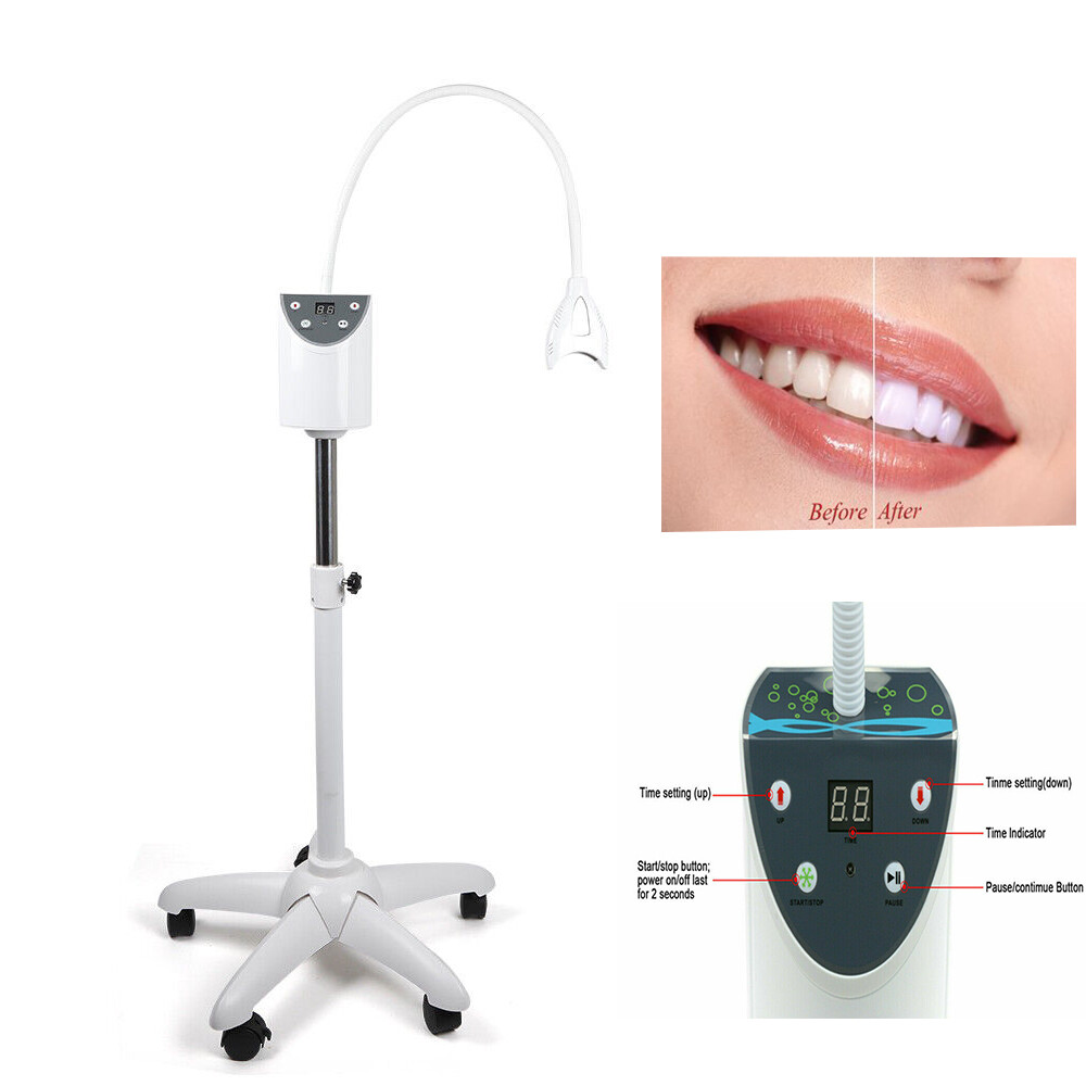 Dental Mobile Teeth Whitening Machine Lamp Bleaching Light Cold LED Accelerator