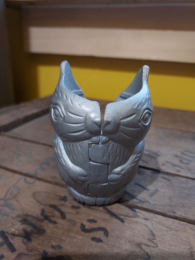 Nut Cracker Squirrel Quirky Cast Aluminum