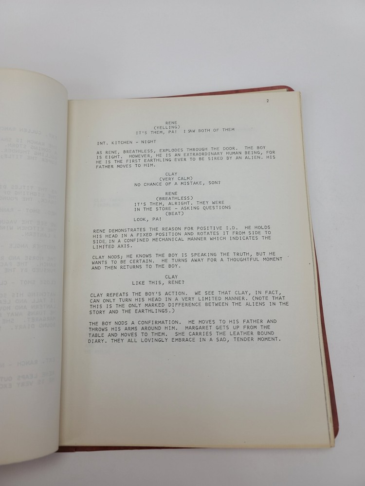 IN THE SPIDER'S WEB / Tom McGowan 1970's Unproduced Screenplay