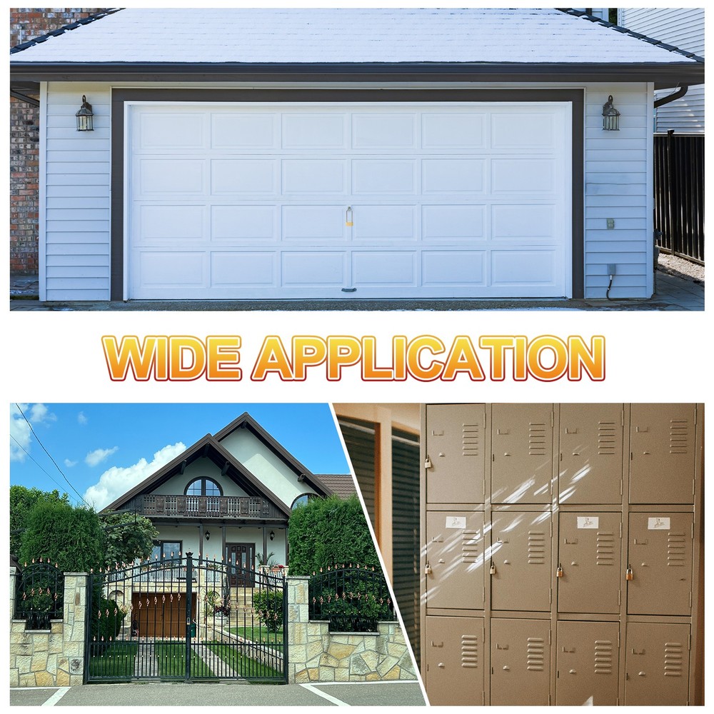 2 x Solid Brass Padlocks 2" L Shackle Lock with 2 Keys