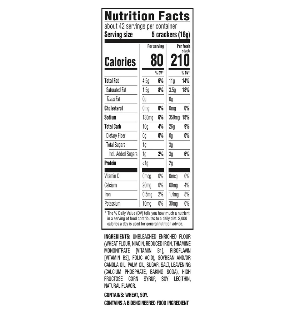 RITZ Fresh Stacks Original Crackers Fresh Stacks, Party Size (16 Stacks)