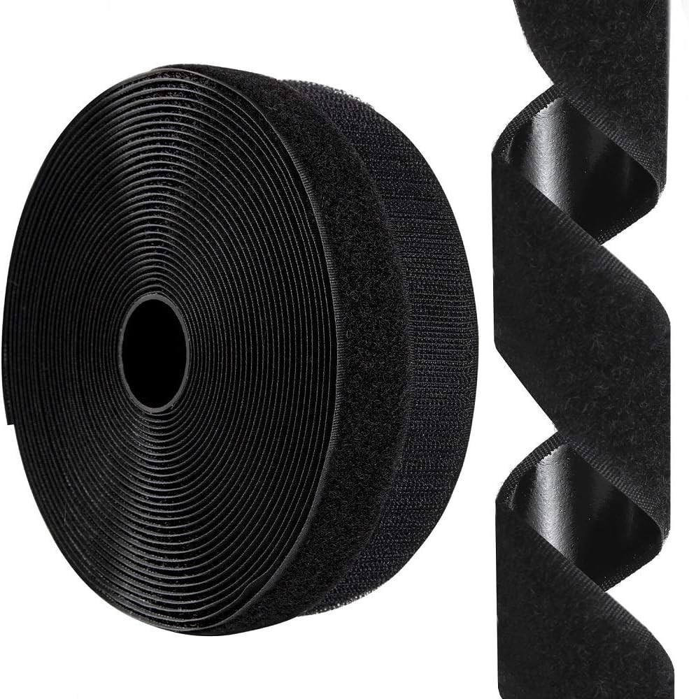 Versatile 26ft Hook and Loop Tape - Heavy-Duty Nylon, Easy Install Solution