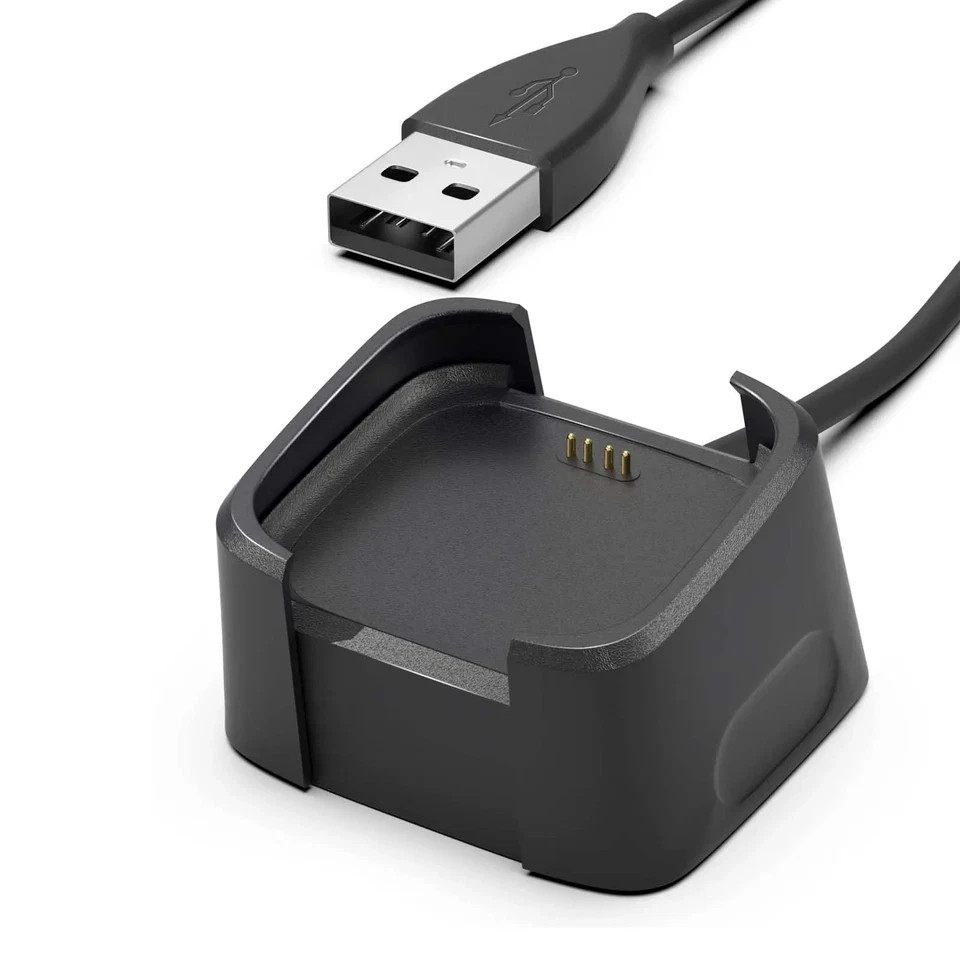 For Fitbit Versa / Versa Lite / Versa 2 USB Charger Charging Power Dock Cradle
