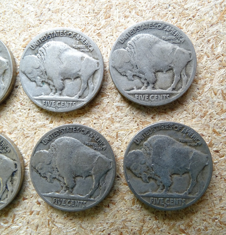 8 Assorted Buffalo Nickels / FedEx FS / 414933_8bn