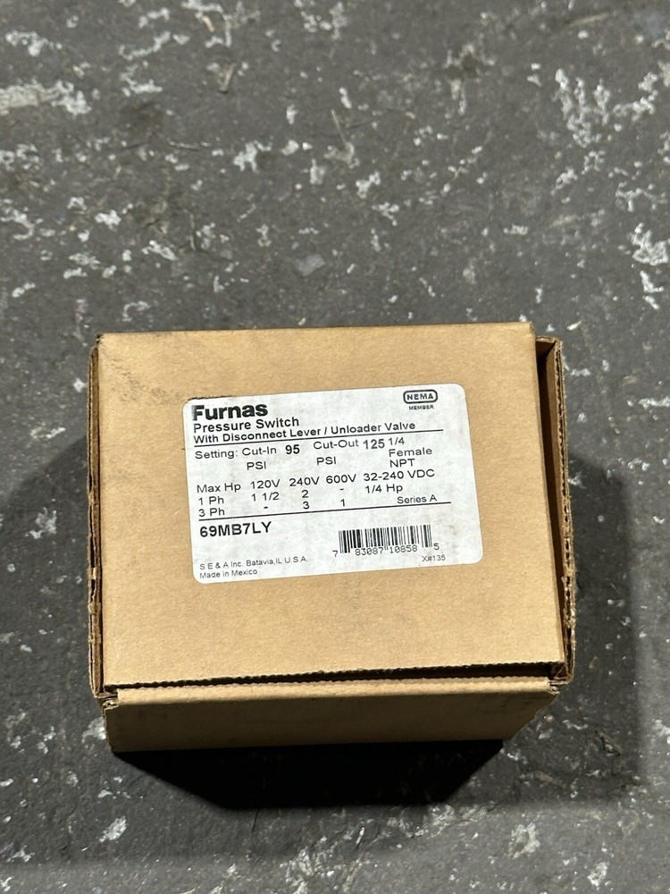Furnac Pressure Switch 69MB7LY